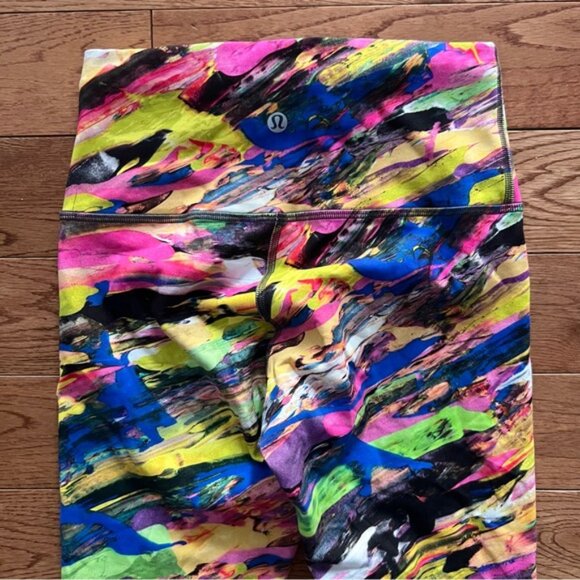 Lululemon Wunder Train HighRise Tight 25Catalyst Multi size 4 - Picture 2 of 7